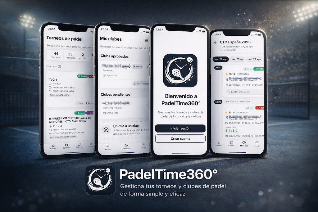 Dashboard de PadelTime360°